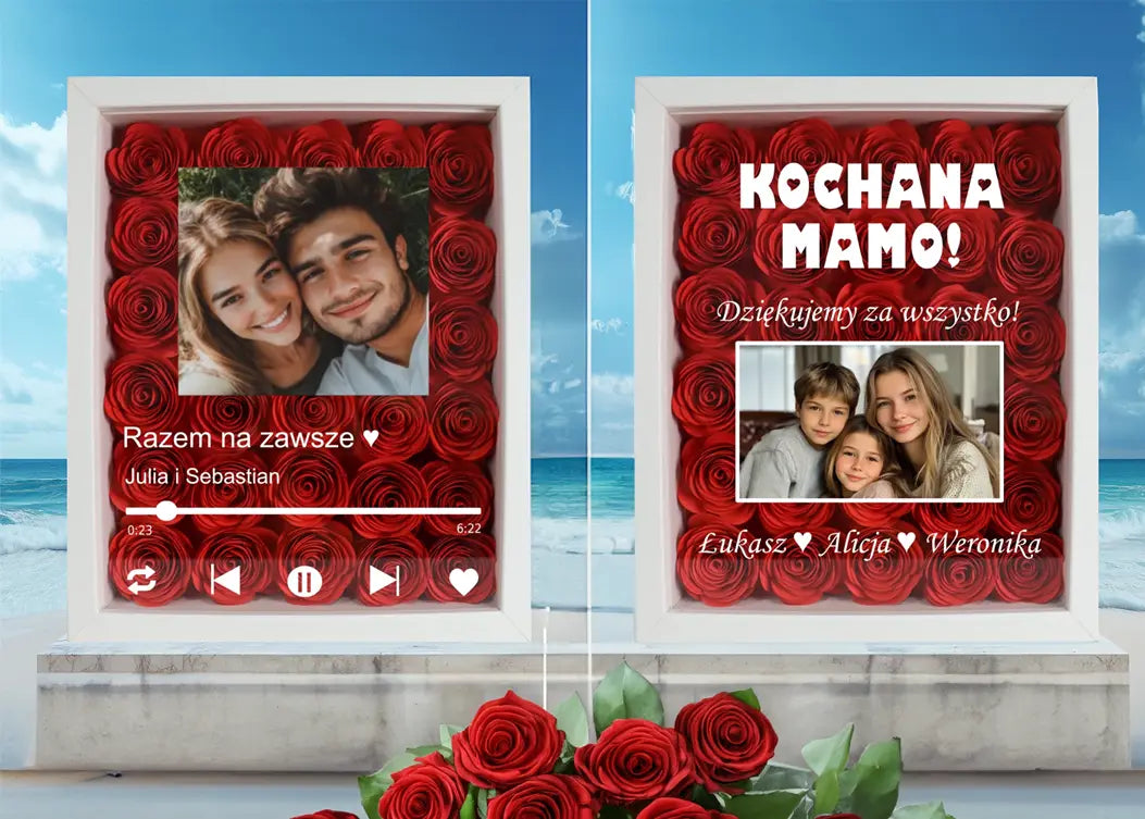 Czy Ramka ze sztucznymi różami to lepszy prezent od prawdziwego bukietu róż?