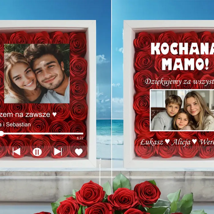 Czy Ramka ze sztucznymi różami to lepszy prezent od prawdziwego bukietu róż?