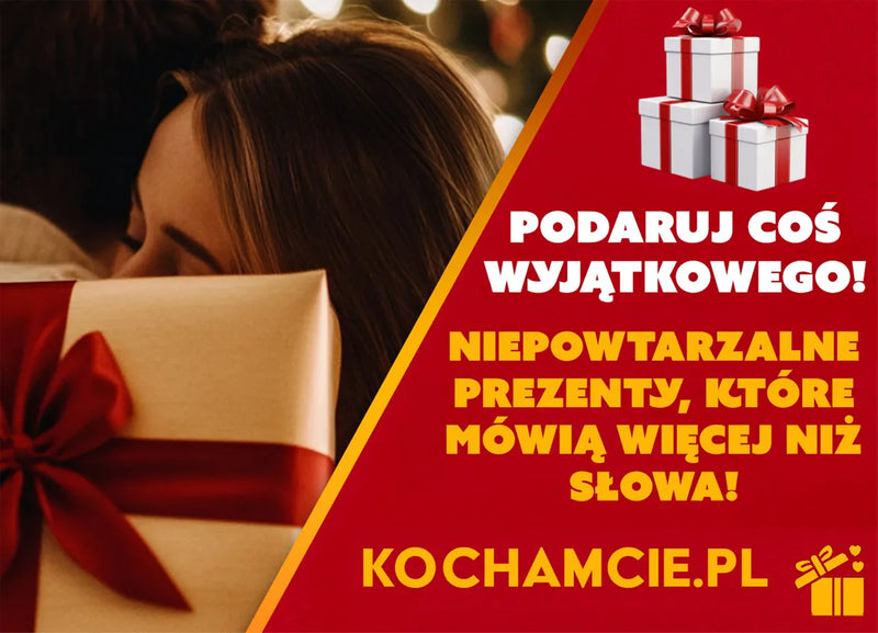 KochamCie.pl - Personalizowane prezenty dla najbliższych - prezent dla chłopaka - prezent dla dziewczyny - Prezent dla żony - prezent dla męża - prezent dla mamy - prezent dla Taty