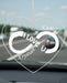 Zawieszka dla zakochanych do samochodu - Symbol nieskonczonosci - Prezent dla Chłopaka - Prezent dla Dziewczyny