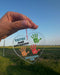Dłonie dzieci - Prezent dla Taty - Personalizowana zawieszka do samochodu - KochamCie.pl 