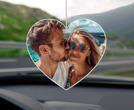 Twoje zdjęcie - Prezent na każdą okazję -  Personalizowana zawieszka do samochodu - KochamCie.pl 