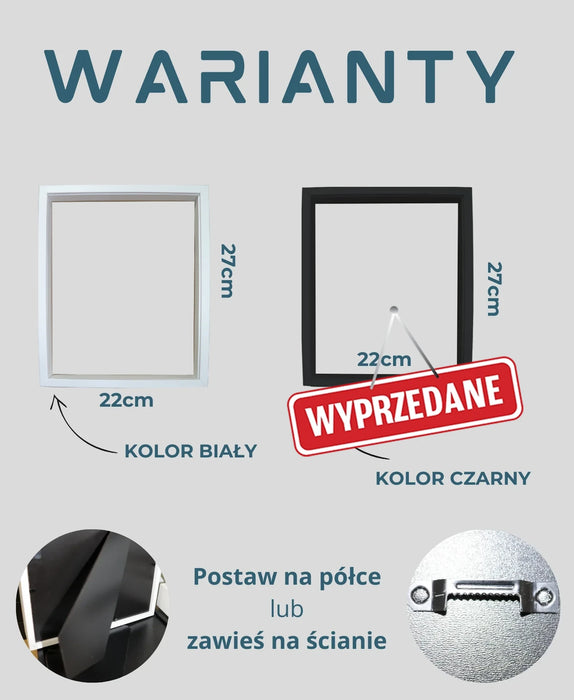 Cudowny czas razem - Kalendarz rocznicowy - Ramka 3D z ręcznie wykonanymi różami